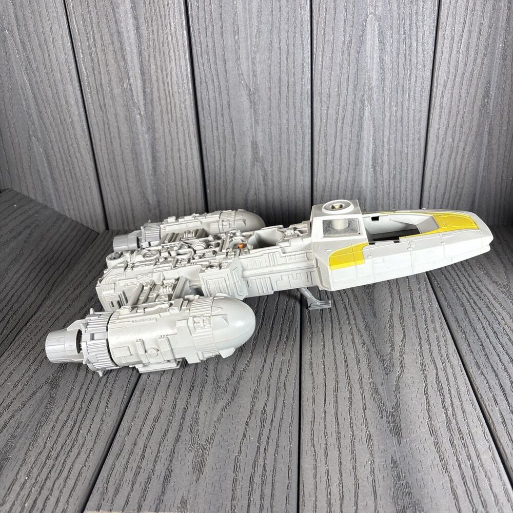 Vintage 1983 Kenner Star Wars Y-Wing Fighter (Incomplete) - Battery Tested